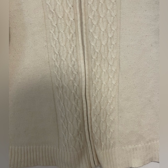 BFA Classics Size L Cream Zip Up Cardigan - Picture 10 of 10